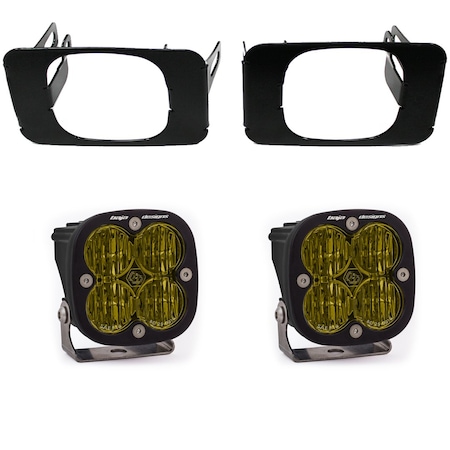 Baja Designs Super Duty Fog Lights SAE Amber FPK 17-18 F-150 447718